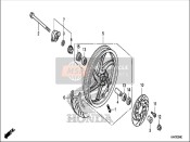 91052K24904, Bearing, Radial Ball (620, Honda, 1